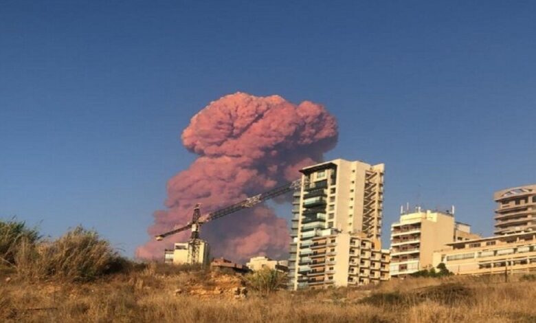 عاجل: انفجار يهز العاصمة اللبنانية "بيروت"