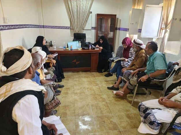 اللجنة الوطنية تستمع لعدد من ضحايا الانتهاكات المختلفة في محافظة الضالع