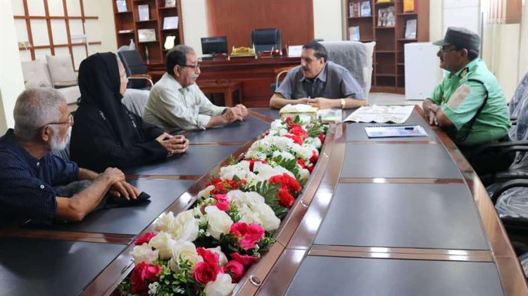 فريق المنتدى الثقافي العدني يلتقي بمدير أمن العاصمة عدن