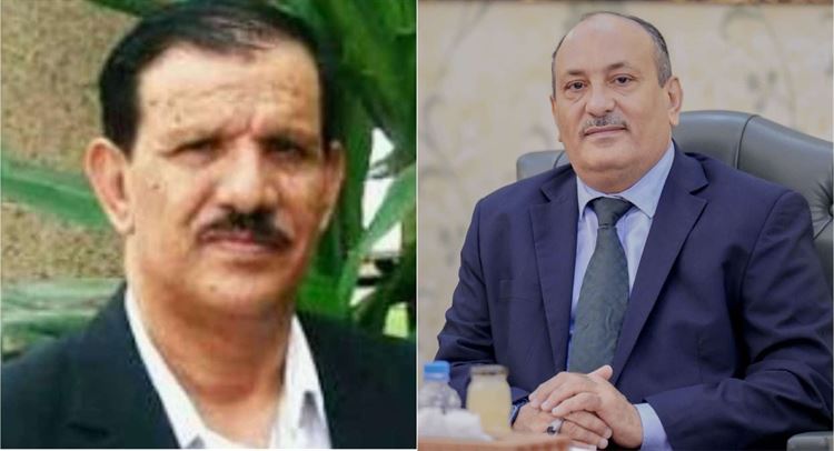 نائب وزير الصناعة سالم الوالي يعزي بوفاة الشيخ محسن النقيب محافظ لحج سابقا