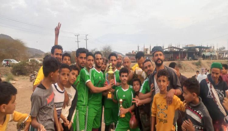 ديوان الجعدي يحرز كأس دوري نادي تضامن الوعرة الرمضاني لكرة القدم