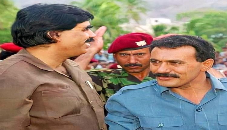 صورة نادرة للزعيم صالح والرئيس علي سالم البيض في عدن
