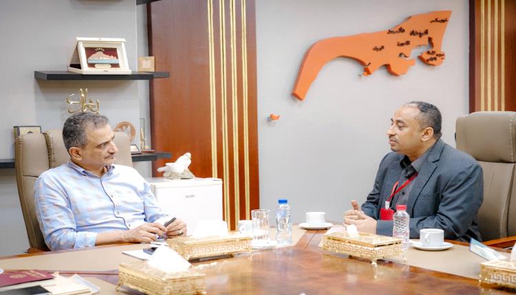وزير الدولة محافظ العاصمة عدن يبحث مع رئيس الجامعة اللبنانية أوجه التعاون المشترك