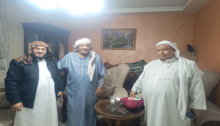 شقيق الشيخ المضربي والعيسي والجعدي في زيارة للمجيدي بالاردن