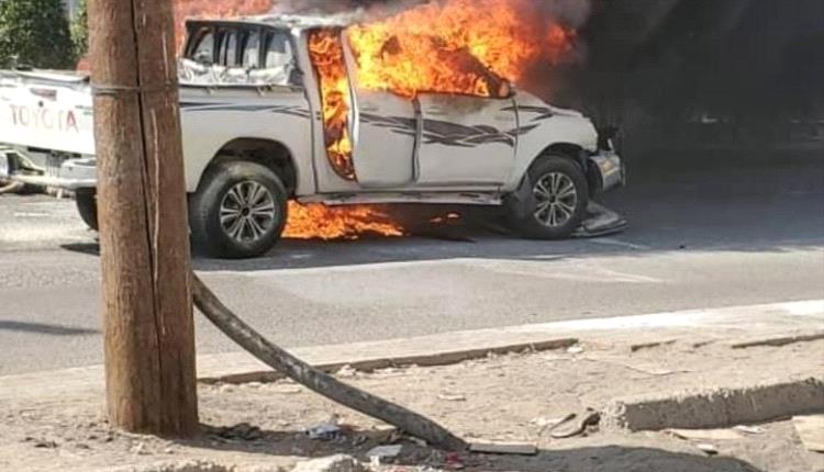 عاجل: انفجار عبوة ناسفة في سيارة بعدن
