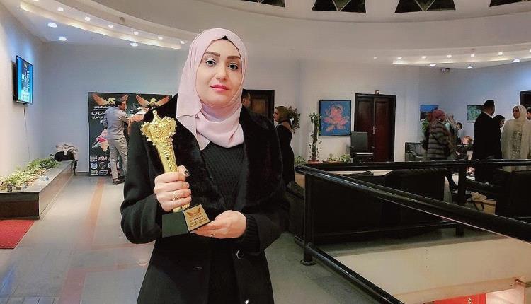 تكريم المخرجة اليمنية د. رشا هاشم من مهرجان هرم الابداع الدولي السنوي 