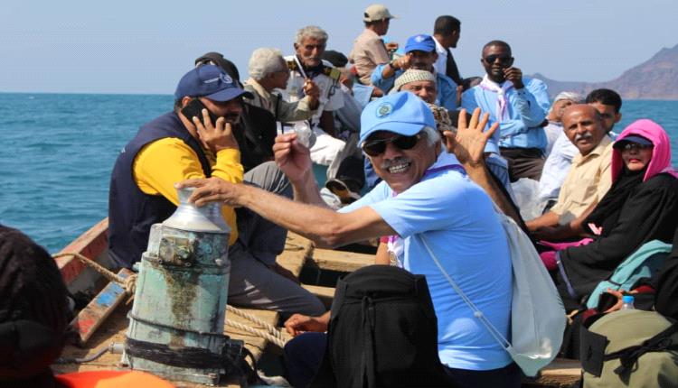 الإتحاد التعاوني السمكي للصيادين ينظم رحلة بحرية سياحية وثقافية في عدن

