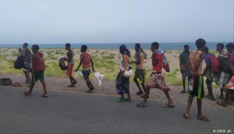 تقرير أممي: وصول أكثر من 97 ألف مهاجر أفريقي إلى اليمن 
