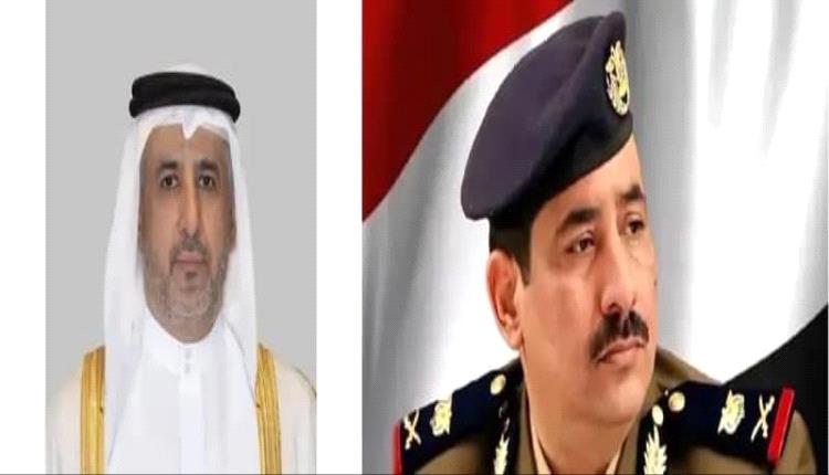 وزير الداخلية يجري اتصالا هاتفيا بوزير الدولة للشئون الداخلية بدولة قطر الشقيقة
