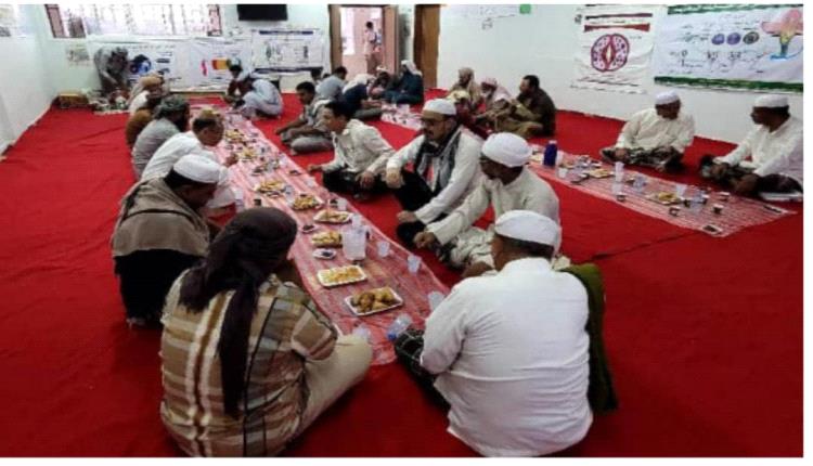 إفطار صائم بثانوية الحوطة للبنين مديرية شبام