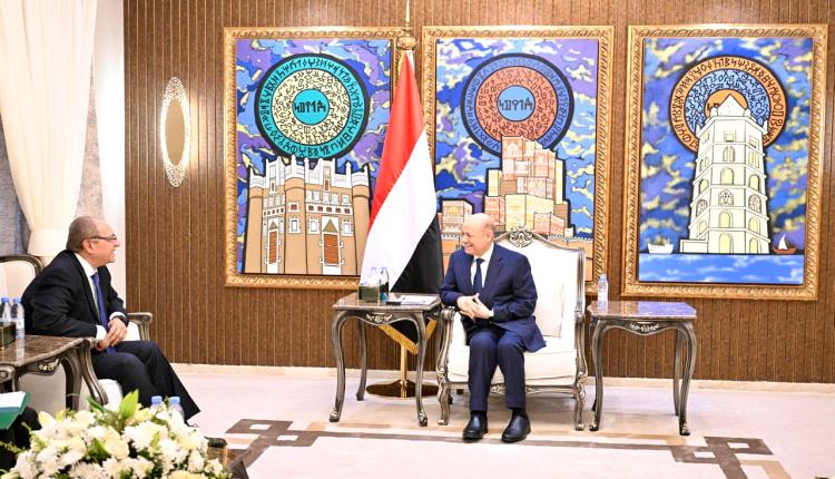  الرئيس العليمي يستقبل السفير المصري لبحث مستجدات الوضع اليمني  