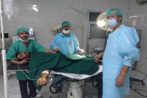 اجراء أول عملية جراحية هزر بمستشفى الشهيد صلاح ناصر بالمحفد