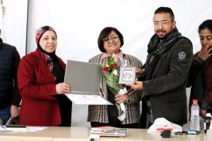 تكريمٌ ومحاضرةٌ للأستاذةِ مُنجيّة خماسي عرفة في جامعة تونسَ