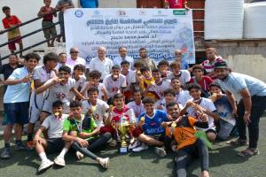 منتخب خورمكسر يحقق بطولة الدوري الرياضي المدرسي في عدن
