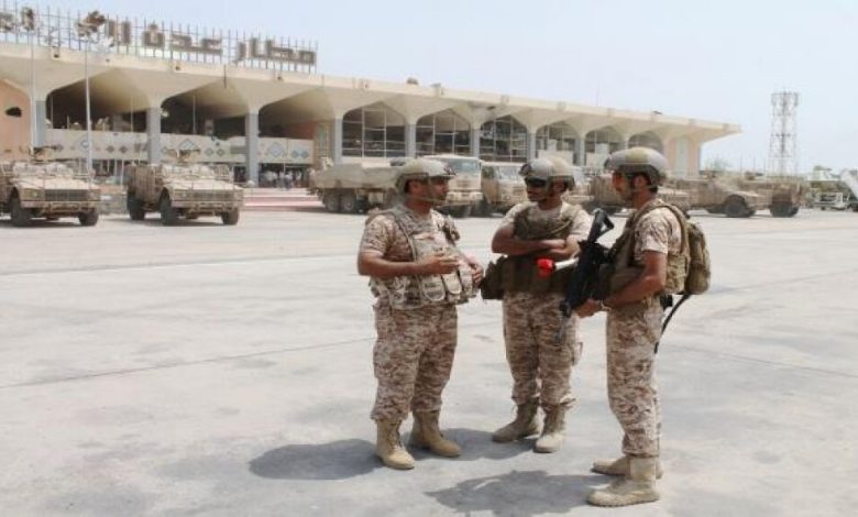 الحكومة والتحالف يقومان بتجهيز مطار عسكري شرقي اليمن