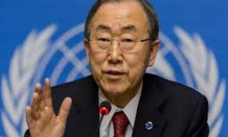 بان كي مون يسعى لتكثيف وساطة الأمم المتحدة في اليمن