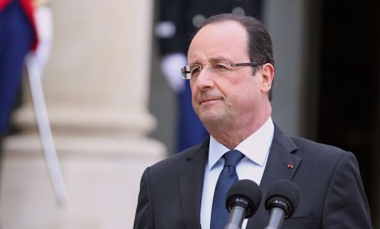 الرئيس الفرنسي: أزمة اليمن لا يمكن حلها إلا سلمياً