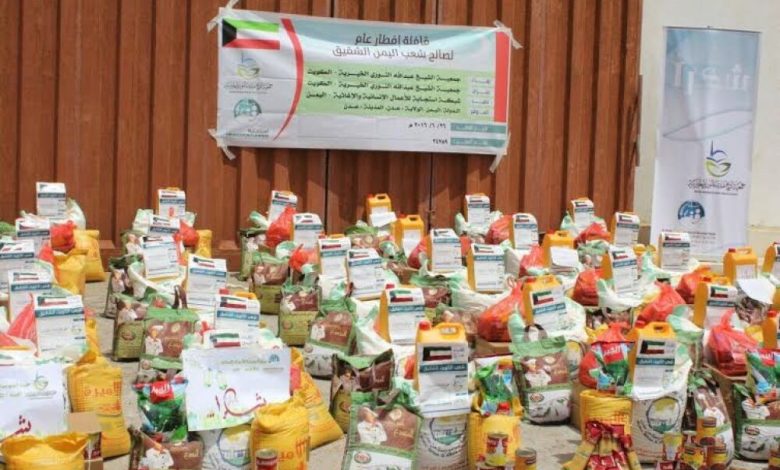 شبكة استجابة للأعمال الانسانية والإغاثية تنفذ قافلة غذائية في محافظة عدن