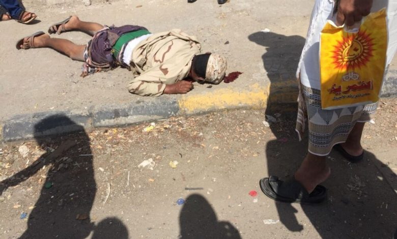 جندي من امن لحج يقتل احد منتسبي الحزام الامني بعدن