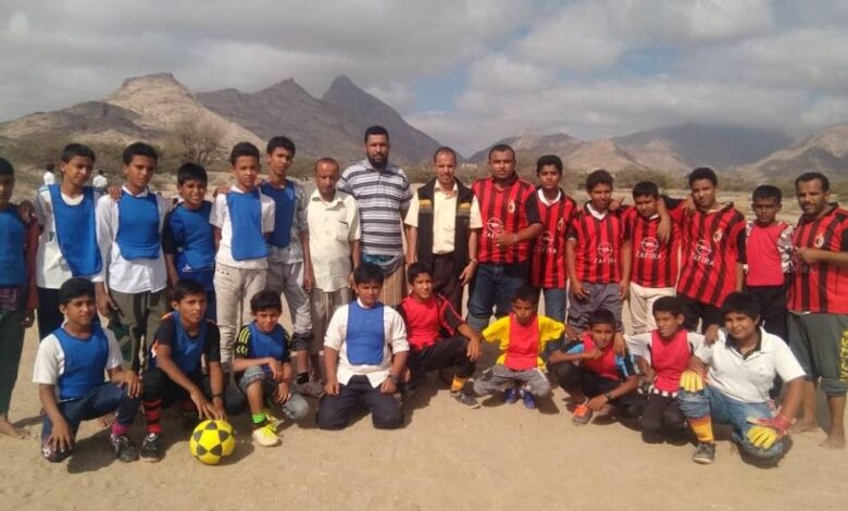 انطلاق دوري كرة القدم لطلاب مدرسة الحبيل بمديرية مودية