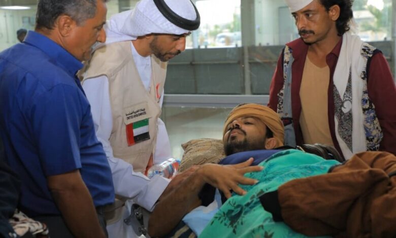 62 جريحا يمنيا يتلقون العلاج في الهند على نفقة الإمارات