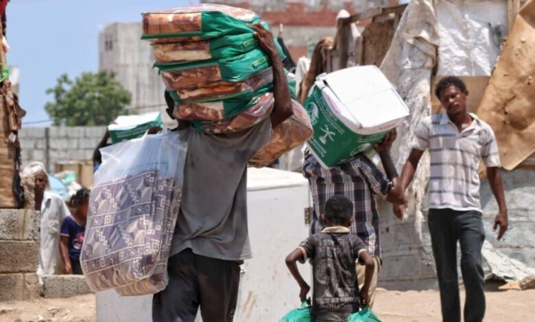 مركز الملك سلمان للإغاثة يطلق حملة مساعدات غذائية وإيوائية عاجلة لمتضرري السيول في عدن ولحج