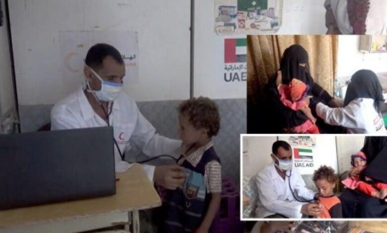 الحديدة..الهلال الأحمر الإماراتي يسير عيادة طبية متنقلة إلى التحيتا