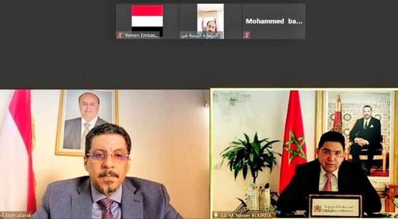 وزير الخارجية يبحث مع نظيره المغربي سبل تعزيز وتطوير العلاقات الثنائية بين البلدين