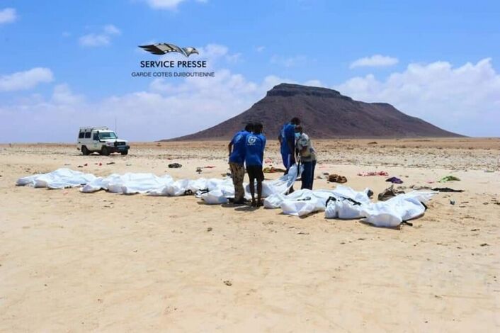 وفاة ٥٠ يمني غرقا في البحر قبالة شواطئ جيبوتي