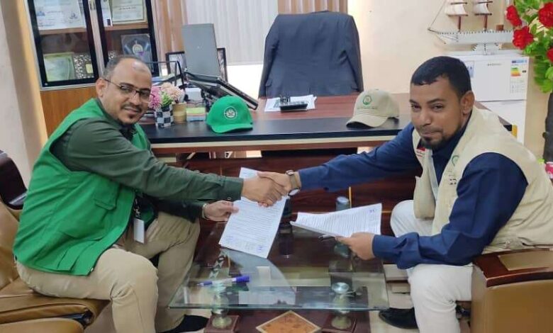 البادية وسواعد الخير يوقعان اتفاقية تنفيذ مشروع الأضاحي في عدن
