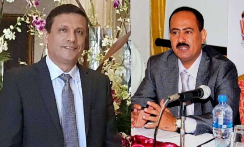 حفل تكريم واستلام وتسليم بين نائب المدير العام  للشؤون التجارية  الخلف والسلف بالخطوط الجوية اليمنية