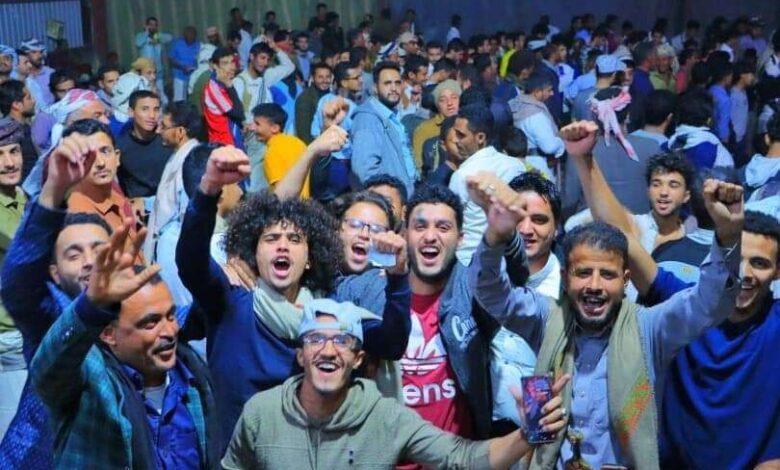 مأرب تحتفل بالفوز التاريخي للمنتخب المغربي وتأهله لربع النهائي