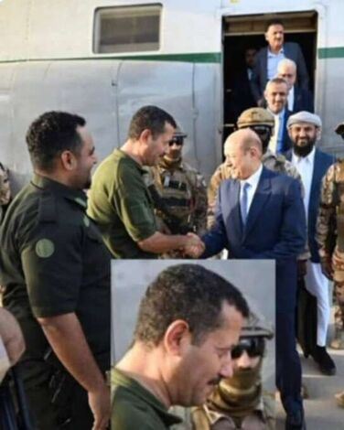 من هو الرجل الذي استقبل الرئيس العليمي في مطار عدن؟