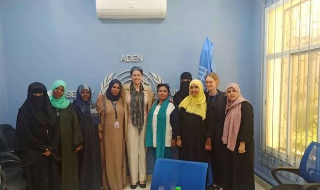اجتماع ممثلات القمة النسوية مع نائبة رئيس بعثة الأمم المتحدة لدعم اتفاق الحديدة