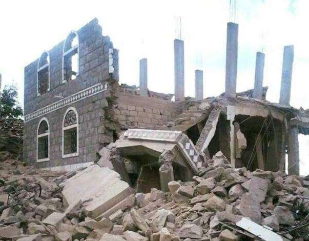 مكتب حقوق الإنسان في مأرب يدين تفجير الحوثيين لمنازل المواطنين