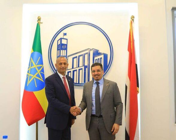 وزير الخارجية يلتقي رئيس المجلس الفيدرالي في اثيوبيا