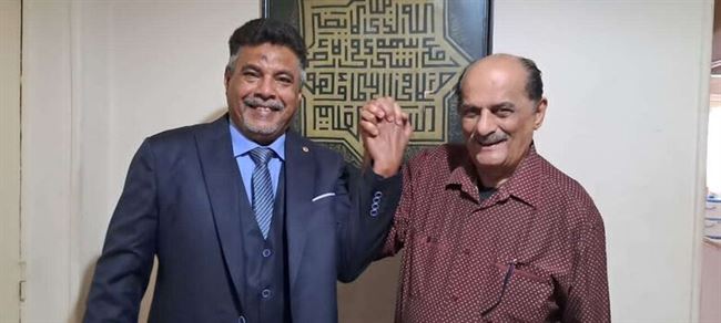 رئيس المكتب السياسي للحراك الثوري ابو سراج يلتقي بالقاهرة الهامة الوطنية البارزة محمد علي أحمد