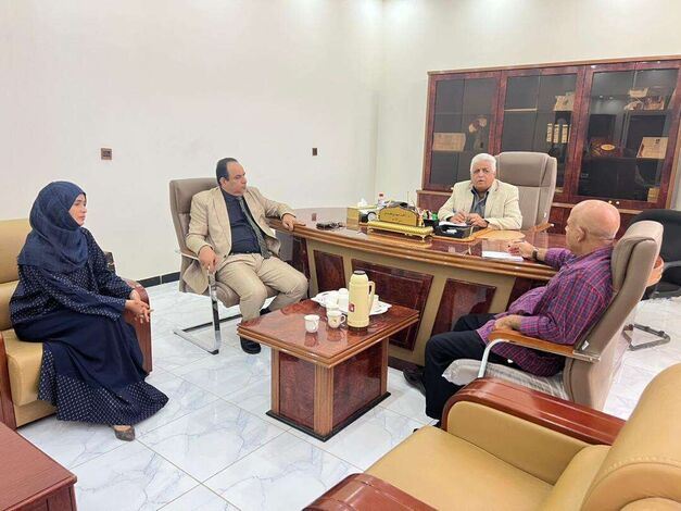 رئيس جامعة لحج يلتقي رئيس الجهاز التنفيذي للمجلس الأعلى لكليات المجتمع